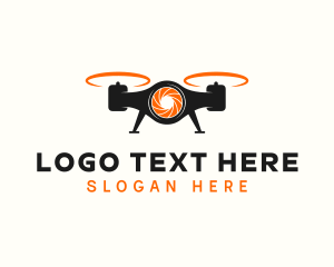 Vlogger - Drone Camera Studio logo design