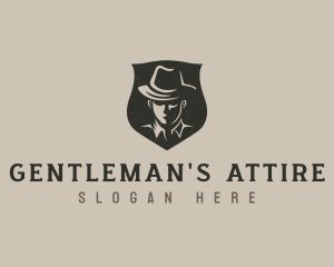 Detective Investigator Man logo design