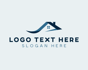 Roofing - Housing Property Roof logo design