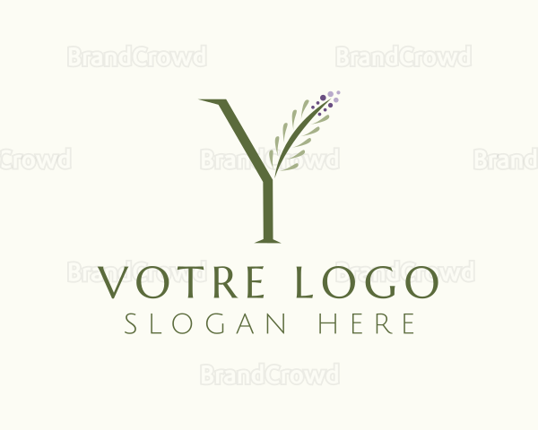 Farm Agriculture Letter Y Logo