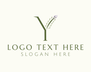 Eco Friendly - Farm Agriculture Letter Y logo design