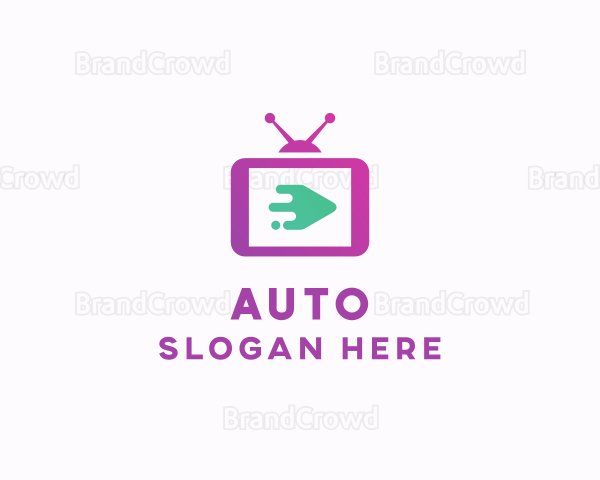 Media Television Screen Logo