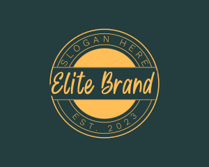 Branded - Circle Handwritten Company logo design