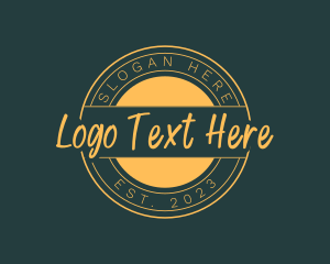 Circle Handwritten Company Logo