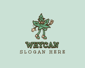 Organic Cannabis Weed Logo