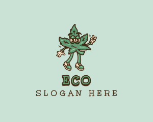 Weed Shop - Organic Cannabis Weed logo design