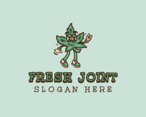 Joint - Organic Cannabis Weed logo design