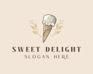 Sherbet - Ice Cream Gelato Dessert logo design