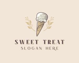 Sherbet - Ice Cream Gelato Dessert logo design