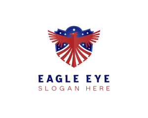 Eagle Shield America logo design