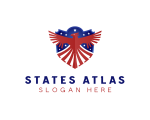 Eagle Shield America logo design