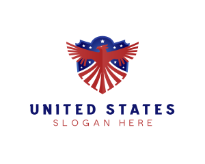 Eagle Shield America logo design