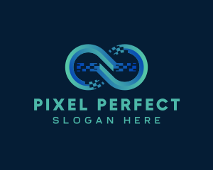 Pixel Infinity Business logo design