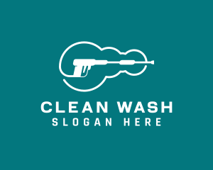 Washing - Pressure Wash Cleaning logo design