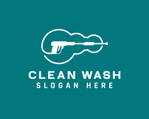 Pressure Wash Cleaning logo design