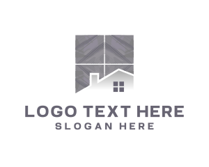 House Tiles Decoration Logo