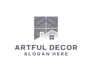 House Tiles Decoration logo design