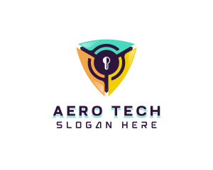 Cybersecurity Tech Software logo design