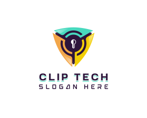 Cybersecurity Tech Software logo design