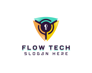 Cybersecurity Tech Software logo design