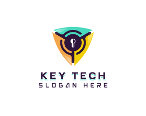 Cybersecurity Tech Software logo design