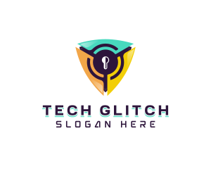 Cybersecurity Tech Software logo design