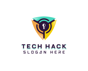 Cybersecurity Tech Software logo design