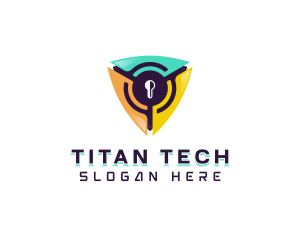 Cybersecurity Tech Software logo design