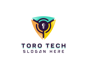 Cybersecurity Tech Software logo design