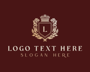 Law Firm - Gradient Royal Shield logo design