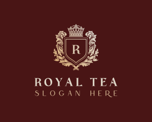 Gradient Royal Shield logo design