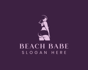 Bikini Fashion Woman logo design
