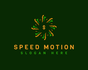 Spiral Whirl Motion logo design