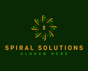 Spiral Whirl Motion logo design