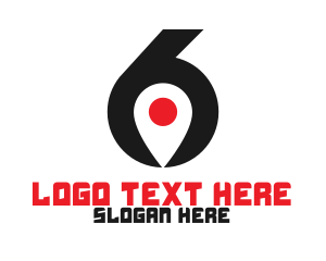 Number 6 Locator App Logo