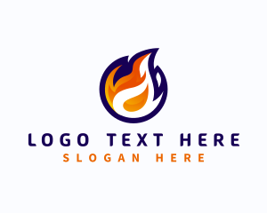 Generic Fire Flame logo design