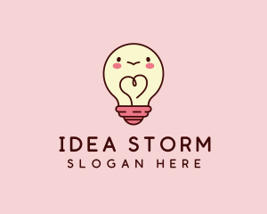 Light Bulb Nursery logo design