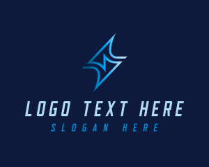 Tech - Energy Tech Lightning logo design