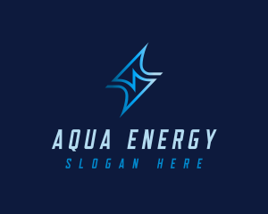 Energy Tech Lightning logo design