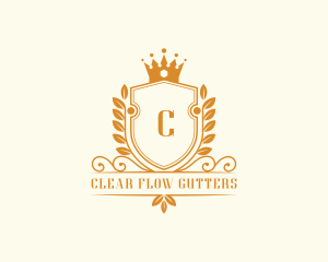 Wreath Crown Academy logo design