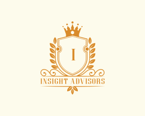 Wreath Crown Academy logo design