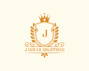 Wreath Crown Academy logo design