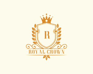 Wreath Crown Academy logo design