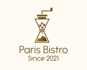 Brewed Coffee French Press logo design