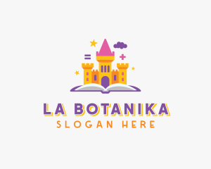 Childcare - Educational Castle Book logo design