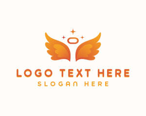 Fly - Angelic Holy Wings logo design