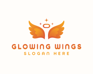 Angelic Holy Wings logo design