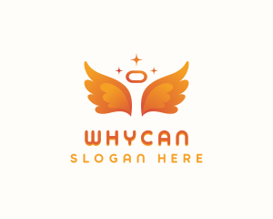 Celestial - Angelic Holy Wings logo design