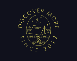 Explore - Mountain Camping Explorer logo design