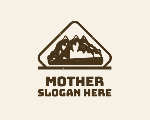 Remove Hvac - Vintage Hiking Mountain Badge logo design